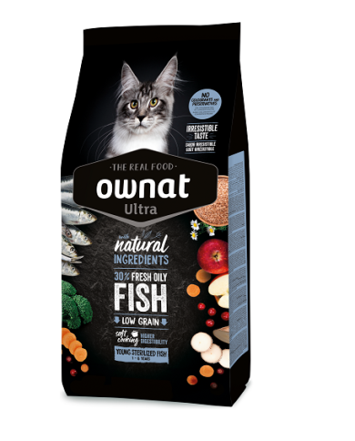 Ownat Ultra Cat Sterilized Pescado 3kg