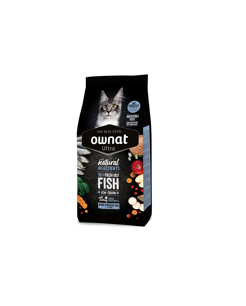 Ownat Ultra Cat Sterilized Pescado 3kg