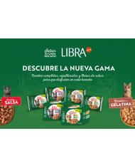 Libra Pack Sobres en Salsa Pollo y Pavo para Gatos Adultos