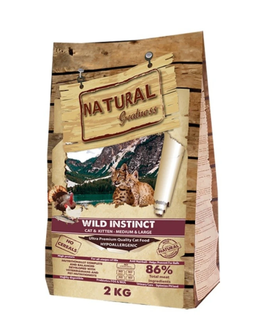 Natural Greatness Cat&Kitten Receta Salvaje Medium Large