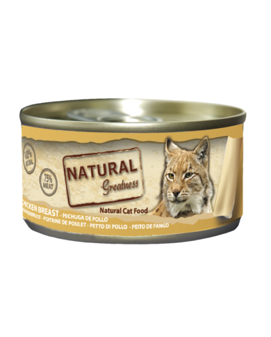 Natural Greatness Cat Pechuga de Pollo Lata 70gr