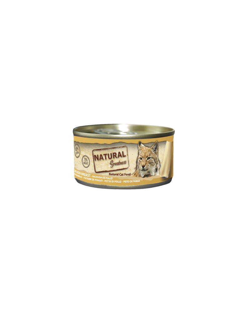Natural Greatness Cat Pechuga de Pollo Lata 70gr
