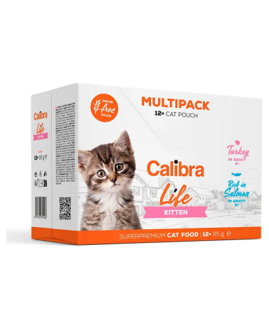 Calibra Cat Life Kitten Multipack 12x85gr