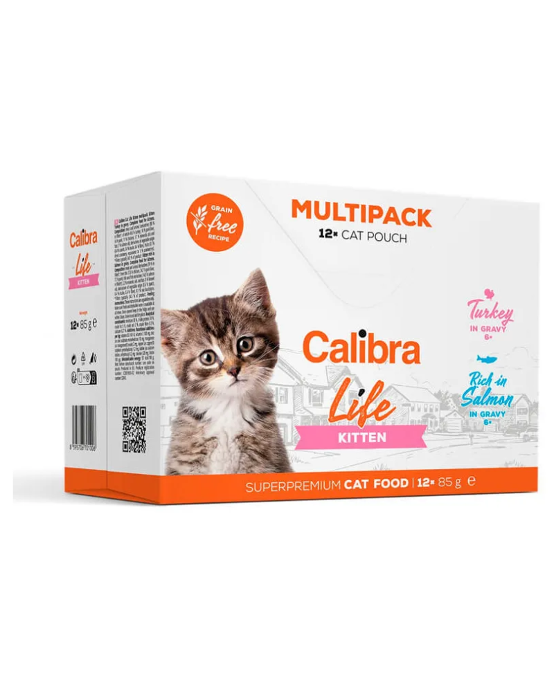 Calibra Cat Life Kitten Multipack 12x85gr