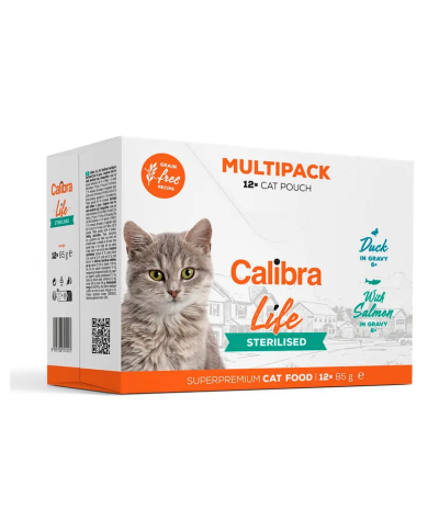 Calibra Cat Life Sterilized Multipack 12x85gr