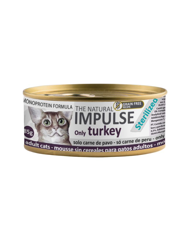 Impulse Cat Pavo Mousse No Grano Lata