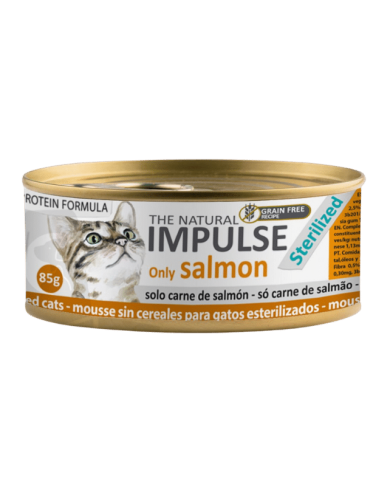 Impulse Cat Salmon Mousse No Grano Lata 85gr