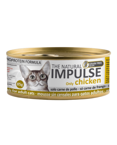 Impulse Cat Pollo Mousse No Grano Lata 85gr