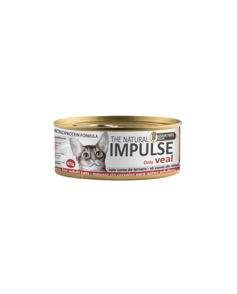 Impulse Cat Ternera Mousse No Grano Lata 85gr