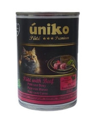Uniko Cat Pate Premium Buey 400gr