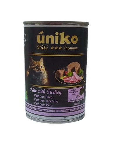 Uniko Cat Pate Premium Pavo 400gr