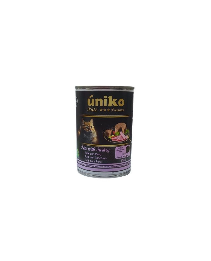 Uniko Cat Pate Premium Pavo 400gr