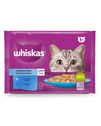 Whiskas Pack Selección de Pescados 4Uni 85gr