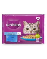 Whiskas Pack Selección de Pescados 4Uni 85gr