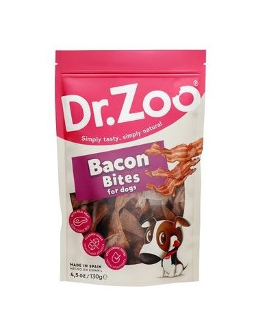 Dr. Zoo Bacon Bites For Dog - Snack De Carne Para Perros 130gr