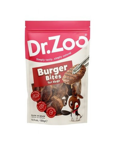 Dr. Zoo Burger Bites For Dog - Snack De Carne Para Perros 130gr