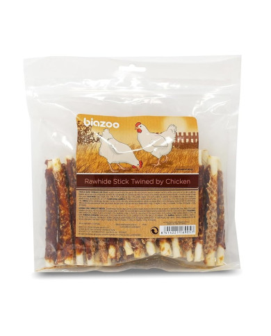 Stick Cuero Trenzado con Pollo 500 grs.