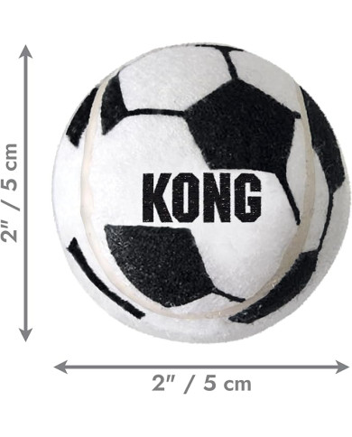 Kong Pelotas Futbol  Juguete para perros Mundial medida