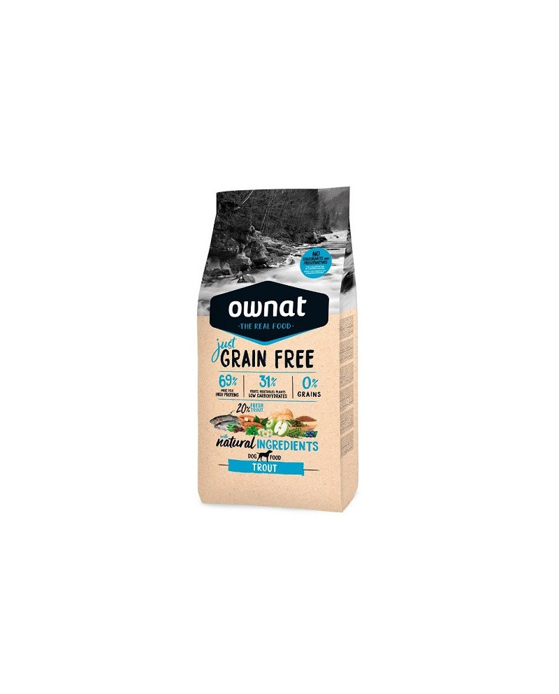 Ownat Just Grain Free Trucha 14KG