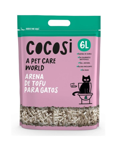 Cocosi Gourmet Fresh Food - Arena Lecho Vegetal de Tofu| Arena Natural Gatos