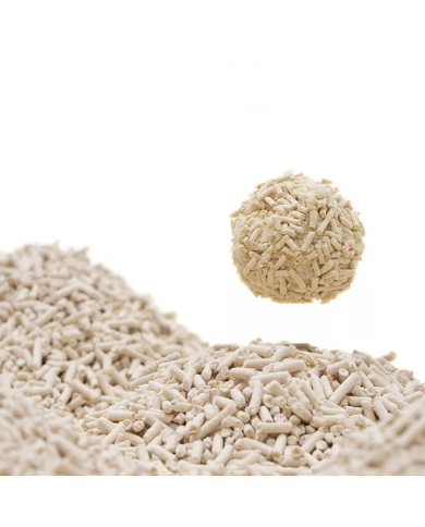 Arena Lecho Vegetal de Tofu 2.5kg | Arena Natural para Gatos