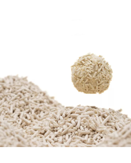 Arena Lecho Vegetal de Tofu 2.5kg | Arena Natural para Gatos