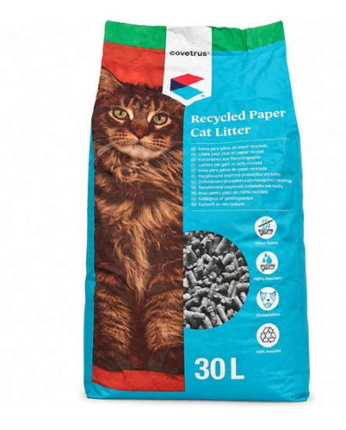 Comprar lecho higiénico de papel Eco 30L - Producto para Gatos