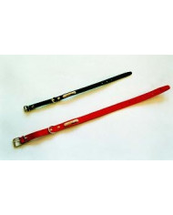 Collar Cuero con Placa