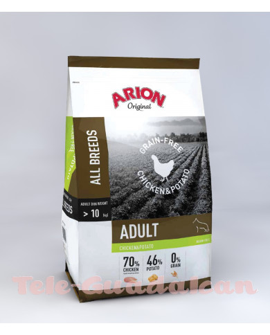 Arion Original Grain‑Free Pollo y Patata – Adulto 12 kg Arion Original Grain‑Free Pollo y Patata – Adulto 12 kg