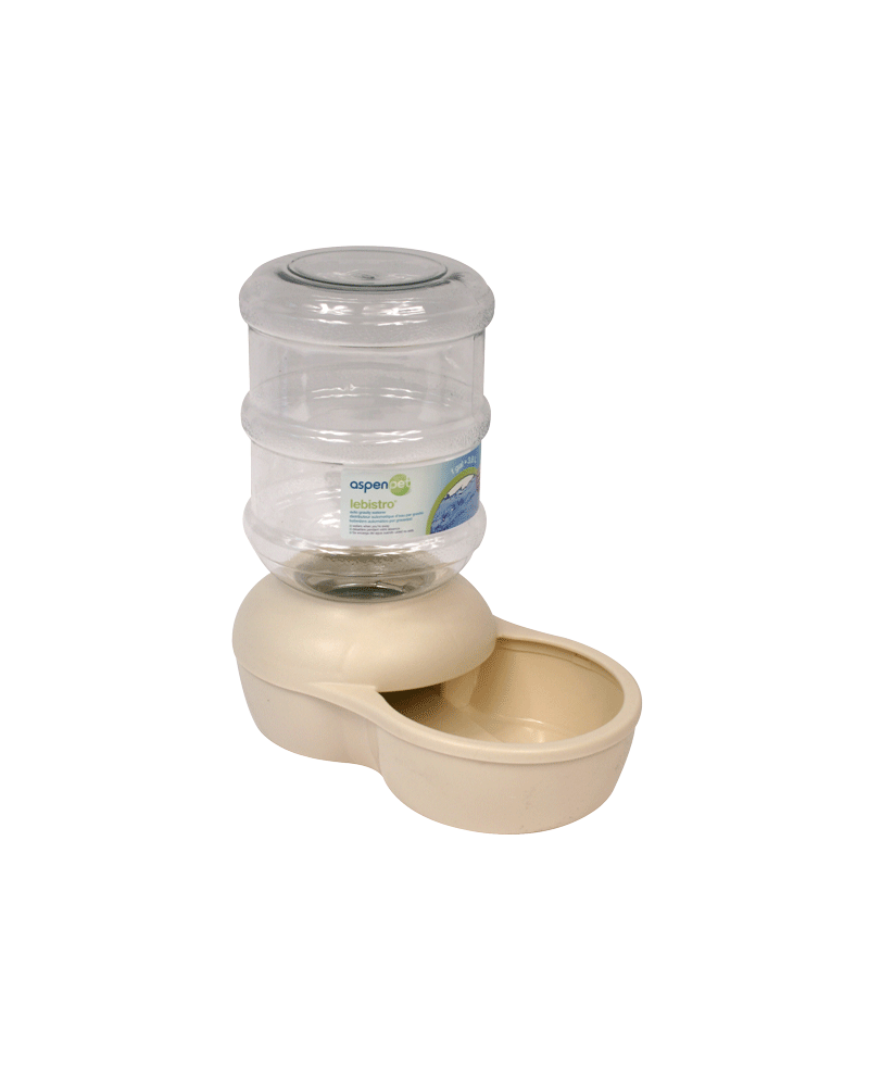 Bebedero lebistro crema 3.8 litros Bebedero lebistro crema 3.8 litros