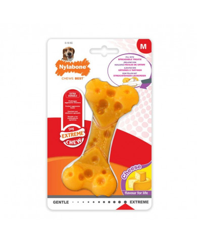 Nylabone juguete de hueso con sabor a queso