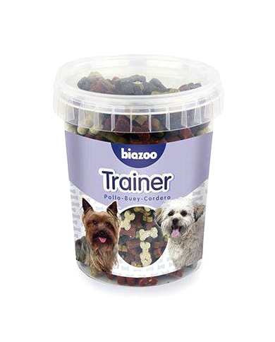 Premios para perros Trainer pollo buey y cordero 300gr Premios para perros Trainer pollo buey y cordero 300gr
