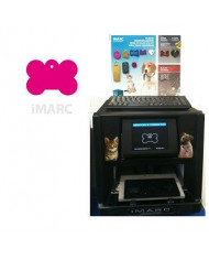 Placa Identificativa Hueso Rosa + Grabacion Placa Identificativa Hueso Rosa + Grabacion