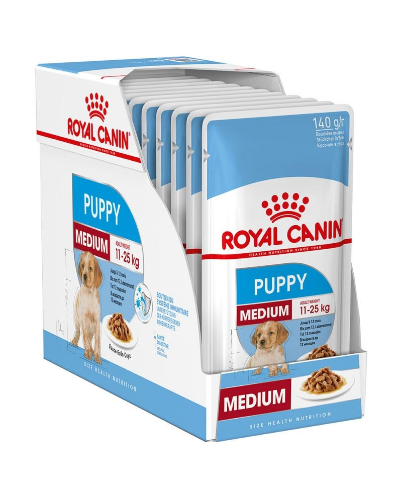 Royal Canin Medium Puppy Wet Salsa 140gr