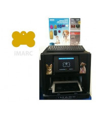 Placa Identificativa Hueso Oro + Grabacion Placa Identificativa Hueso Oro + Grabacion