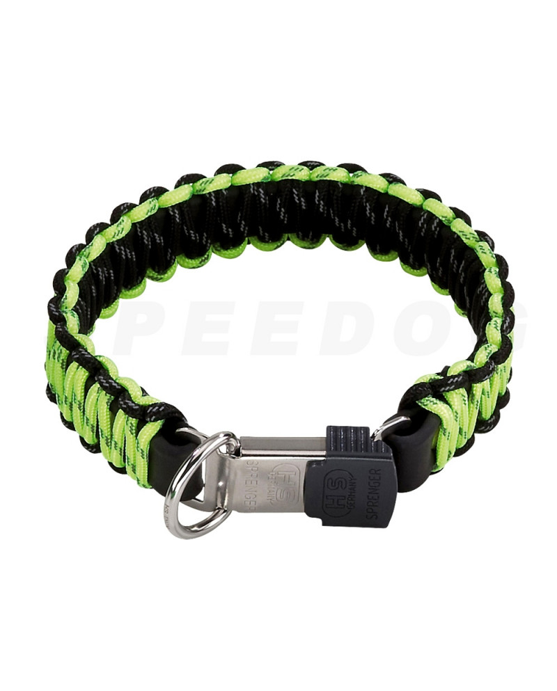Sprenger Collar Paracaidista Amarillo cierre Lock Sprenger Collar Paracaidista Amarillo cierre Lock